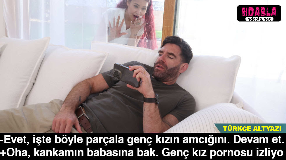 Arkadaşının babasını genç kızsu izlerken yakaladı eteği indirdi