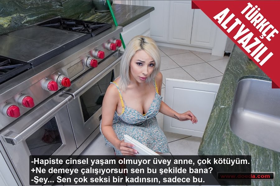 Kodesten Çıkan Üvey Oğluna Temizlik Yaparken Am Siktiren Olgun