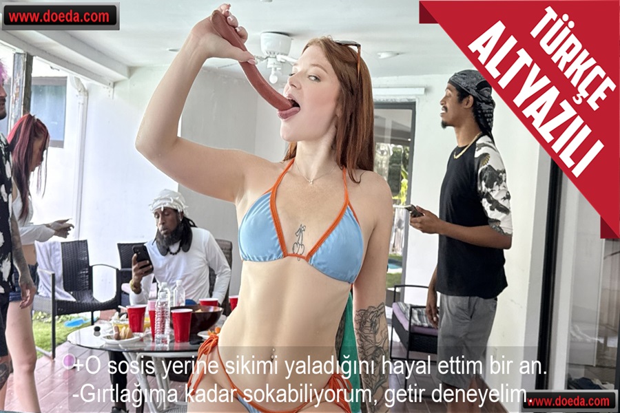 Mangal Partisinde Tanıştığı Bikinili Güzele Sosisini Yedirip Jakuzide Sikti